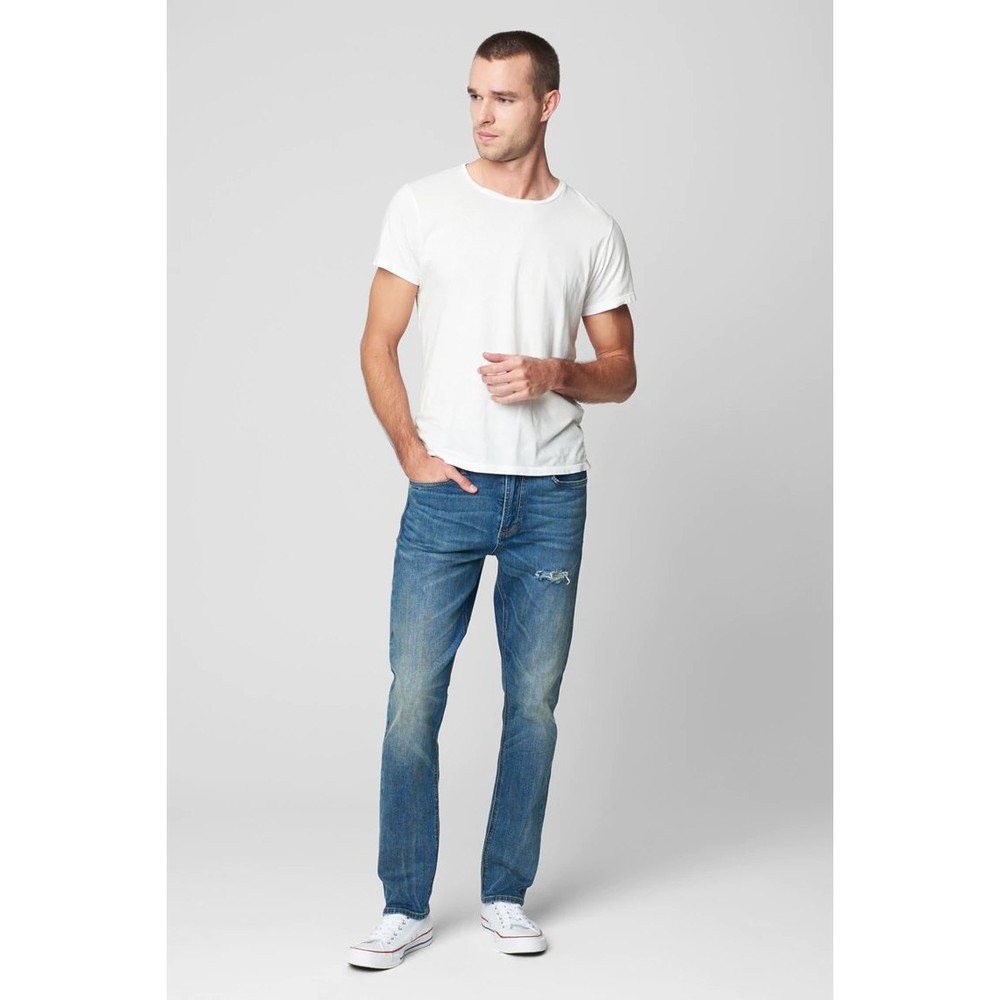 BlankNYC Wooster Slim Fit Mens Distressed Jeans Size 32 x 32